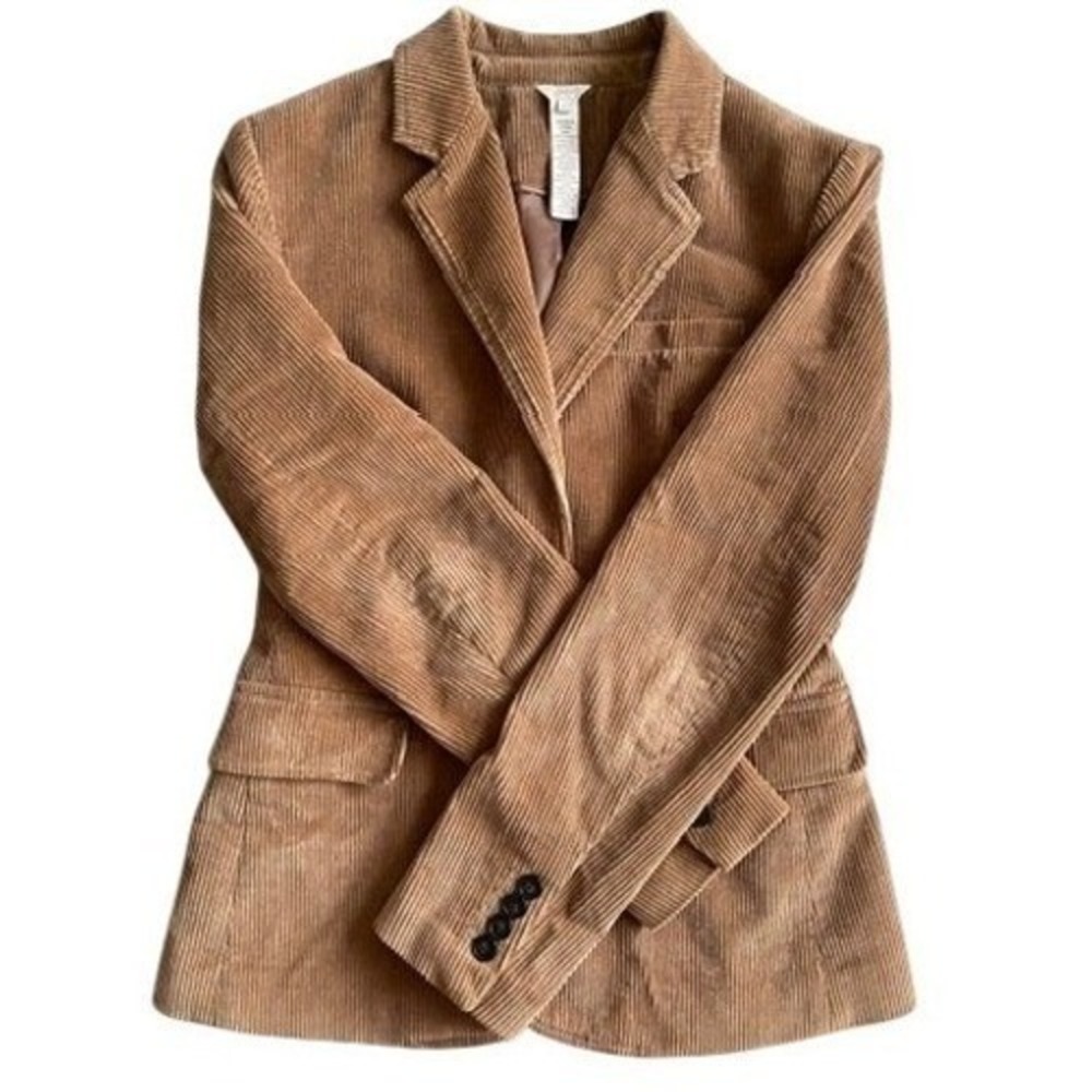 J.Crew Corduroy Blazer Jacket Camel Brown Preppy Academia Old Money Women Size 2 - Picture 16 of 16